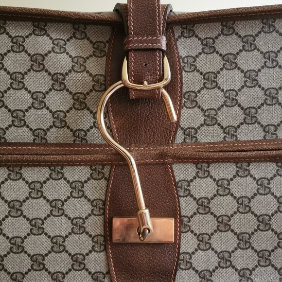 AUTHENTIC - 80's 'GUCCI' - Travel Bag - Suitcase *ULTRA RARE* - Picture 2 of 15